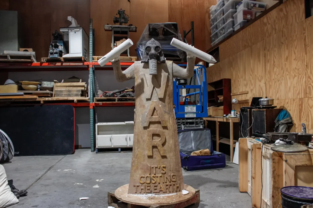 The Protester Sculpture of Benny Zable